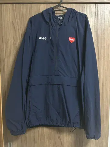 wall of graphic WotG 네이비 나일론 자켓 LL