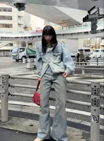 moussy 데님 자켓