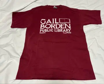GAIL BORDEN PUBLIC LIBRARY T셔츠 M 사이즈