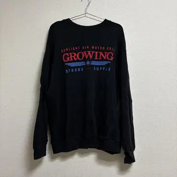 MOUSSY 블랙 맨투맨 M 사이즈