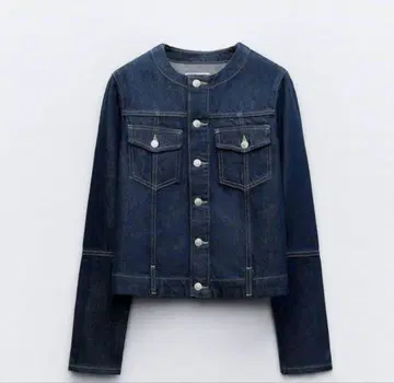 ZARA 노카라 데님 자켓