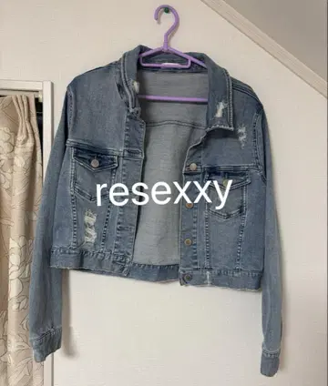 RESEXXY 라이트 블루 데님 자켓