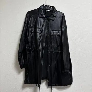 H&M 블랙 가죽 자켓 S 사이즈