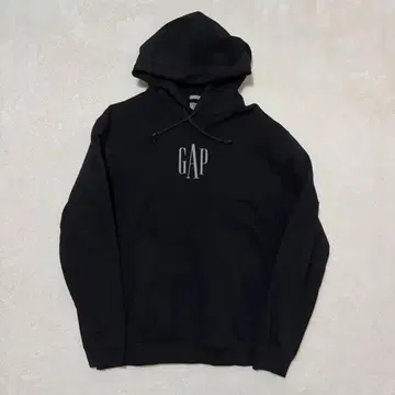 갭 GAP 프린트 후드티 블랙 M 사이즈