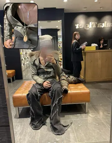 그린 그레이 플리스 자켓 퍼 포함 y2k 그런지 아메카지 펑크