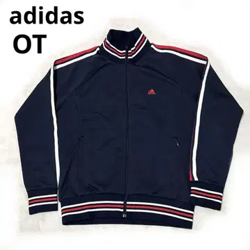 adidas 네이비 스트라이프 저지 XL