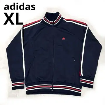 adidas 네이비 스트라이프 저지 XL 여성용