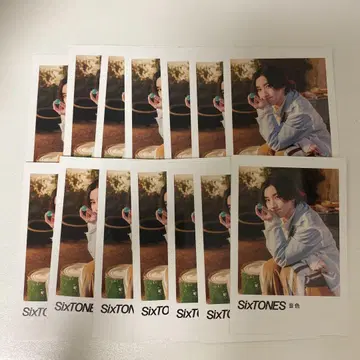SixTONES 쿄모토 타이가 음색 트레이딩 카드 폴라로이드 14장