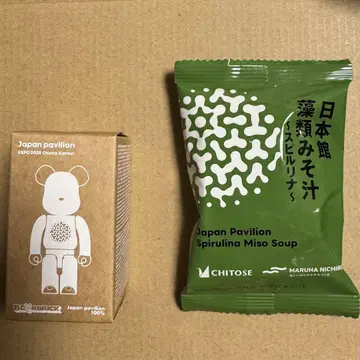 일본관 베어브릭 조류 된장국 세트 오사카 간사이 만박