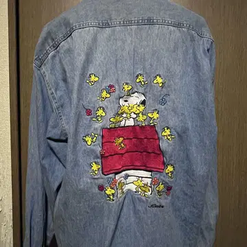 [ 오늘 24시까지 가격 인하 ] toocute 스누피 데님 셔츠 L