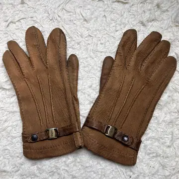 Salvatore Ferragamo 페라가모 가죽 그로브 캐시미어