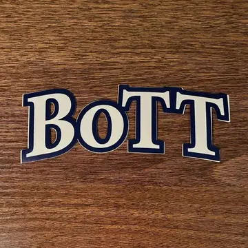 BOTT 로고 디자인 스티커