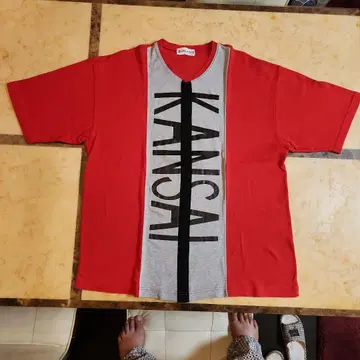 KANSAI SPORTS T셔츠 레드/그레이