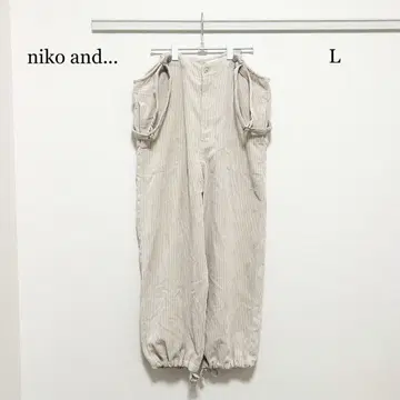 0416 니코앤드 - 코듀로이 서스펜더 워크 팬츠 L 사이즈