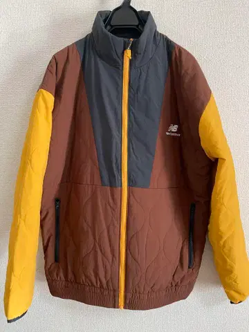 NEW BALANCE 풀 집업 퀼팅 아우터웨어