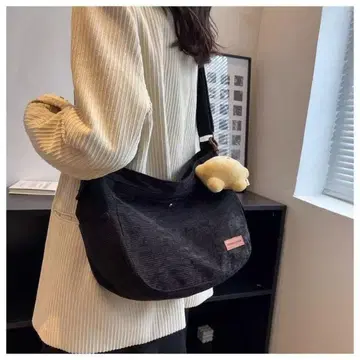블랙 코드 로이 숄더백 귀여운 잡화 포함 일상 사용에 최적