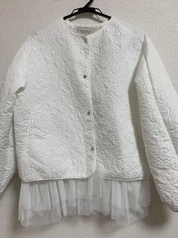 2way 플라워 퀼팅 자켓