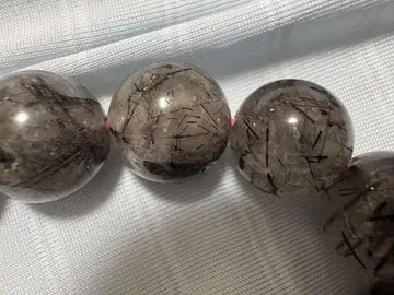 루틸 쿼츠 팔찌 약 18cm
