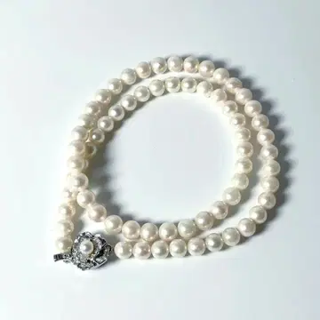 진주 목걸이 클래식 화이트 (29)