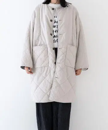 nest Robe 퀼팅 리버서블 코트