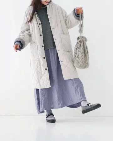 nest Robe 퀼팅 리버서블 코트