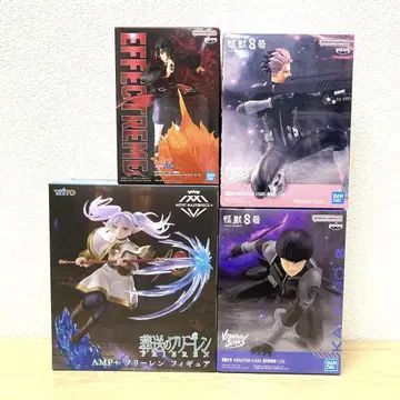프리렌 괴수 8호 나루미 호시나 NARUTO 이타치 피규어 4체 세트