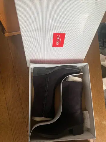 GORE-TEX 블랙 사이드 고어 부츠 낮은 힐