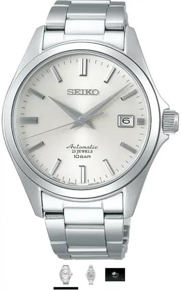 새상품급 SEIKO 세이코 자동 와인딩 실버 SZSB011 남성용
