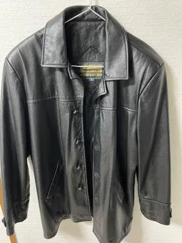 JACQUES LEATHER 블랙 가죽 자켓 S