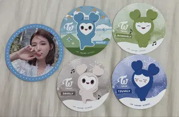 TWICE GiGO 코스터 5장 낱개 판매 1장 400엔