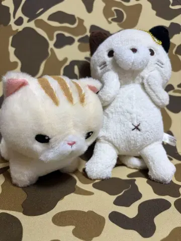 고양이 봉제 인형 2개 세트