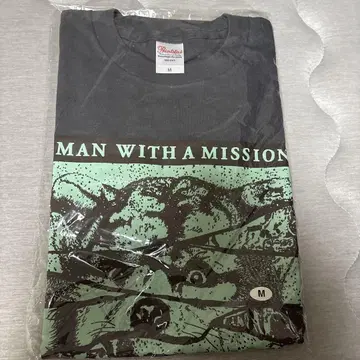 MAN WITH A MISSION 월드 온 파이어 티셔츠