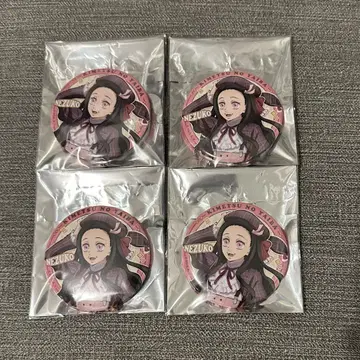 귀멸의 칼날 리로호텔즈 콜라보 카마도 네즈코 캔뱃지 세트