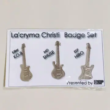 ESP La'cryma Christi 시그니처 모델 핀 배지 / 라크리마