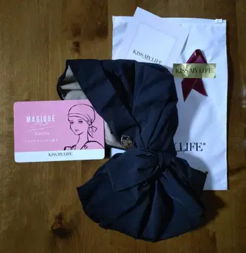 미사용 키스마이 라이프 케어 모자 의료용 블랙 진심 햇 반다나 제모