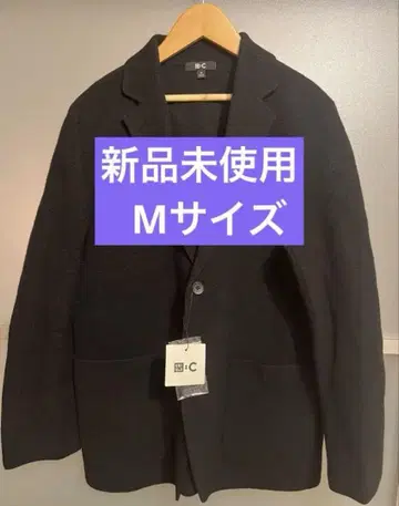 미사용 새상품 유니클로C 25AW 니트 자켓 블랙 M 사이즈