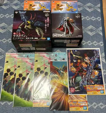 디지몬 제일복권 피규어 4개 세트 덤 포함