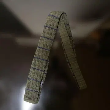 브룩스 브라더스 올리브 그린 네이비 컬러 스트라이프 니트 넥타이