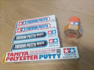 TAMIYA 퍼티 세트 (기본 화이트 폴리에스테르)