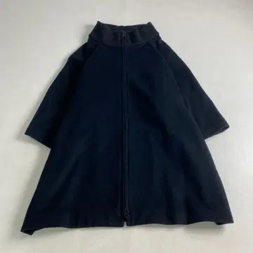 와이즈 코트 초레어 캐시미어 100% Y's 하이넥 지퍼 블랙 2