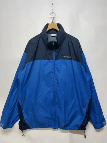 양호 컬럼비아 나일론 자켓 파랑 빅 사이즈 3XL