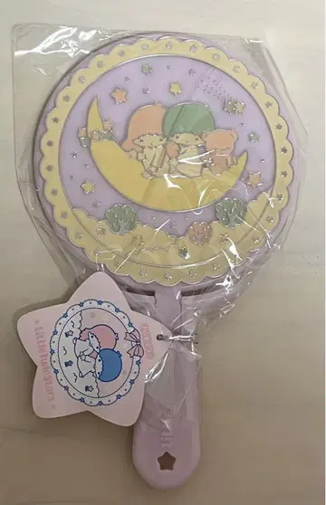 키키라라 핸드 거울 스탠드 거울  레트로 레어 리틀트윈스타