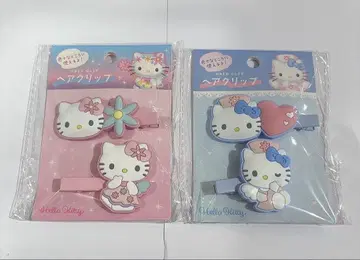 헬로키티 앞머리 클립 헤어 클립 2개 세트