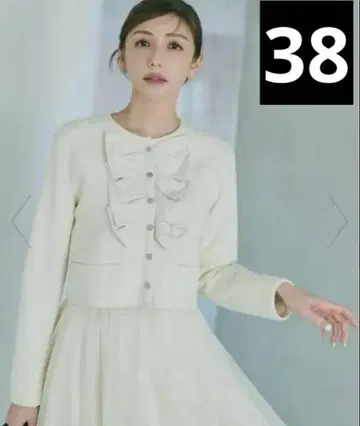 CELFORD 더블 리본 카노코 자켓 셀포드 노카라