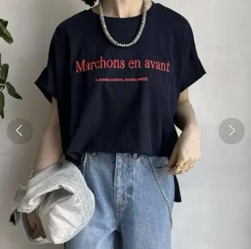 DouDou 네이비 T셔츠