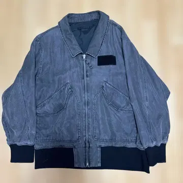 JEANASIS 플라이트 자켓 리버서블 블랙