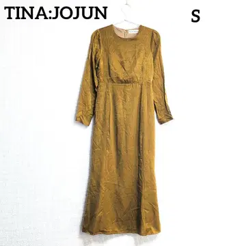 0301 TINA:JOJUN 퍼프 슬리브 머메이드 라인 원피스 S