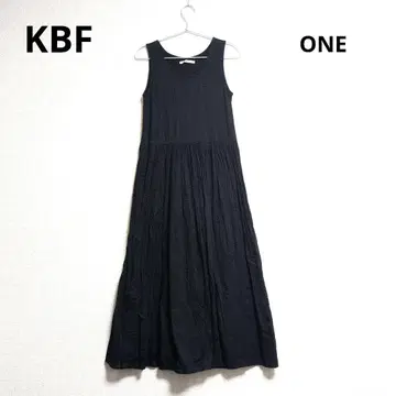 0305 KBF 슬리브리스 롱 원피스 ONE