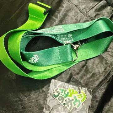 [2개 세트] 사우디아라비아 파빌리온 핀 배지와 넥스트랩 세트