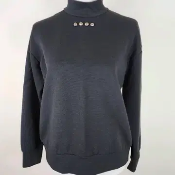 ZUCCa 주카 메탈 도트 저지 M 블랙 울